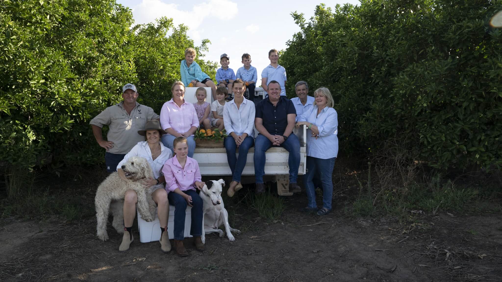 Grove Juice staff and family Grove Juice staff and family