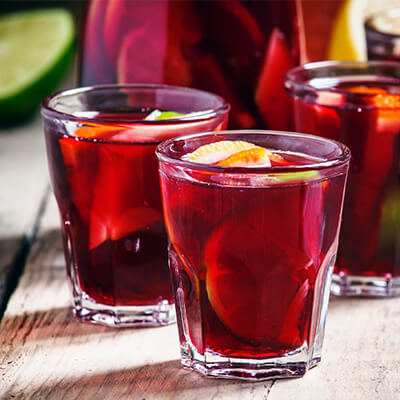 Sparkling Shiraz Sangria Jug with Grove Juice